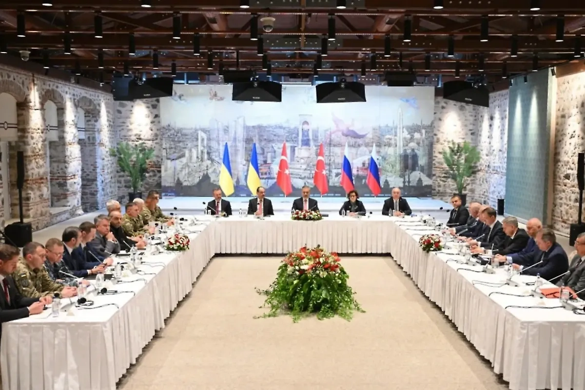 Переговоры делегаций России и Украины в Стамбуле без Ермака. Фото © Telegram / МИД России