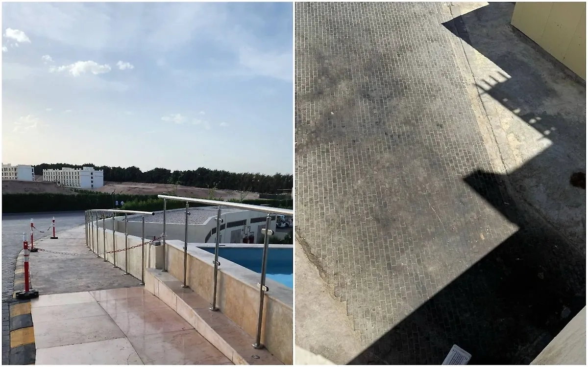 Место гибели мальчика из России в Хургаде. Фото © Телеграм / turyurist