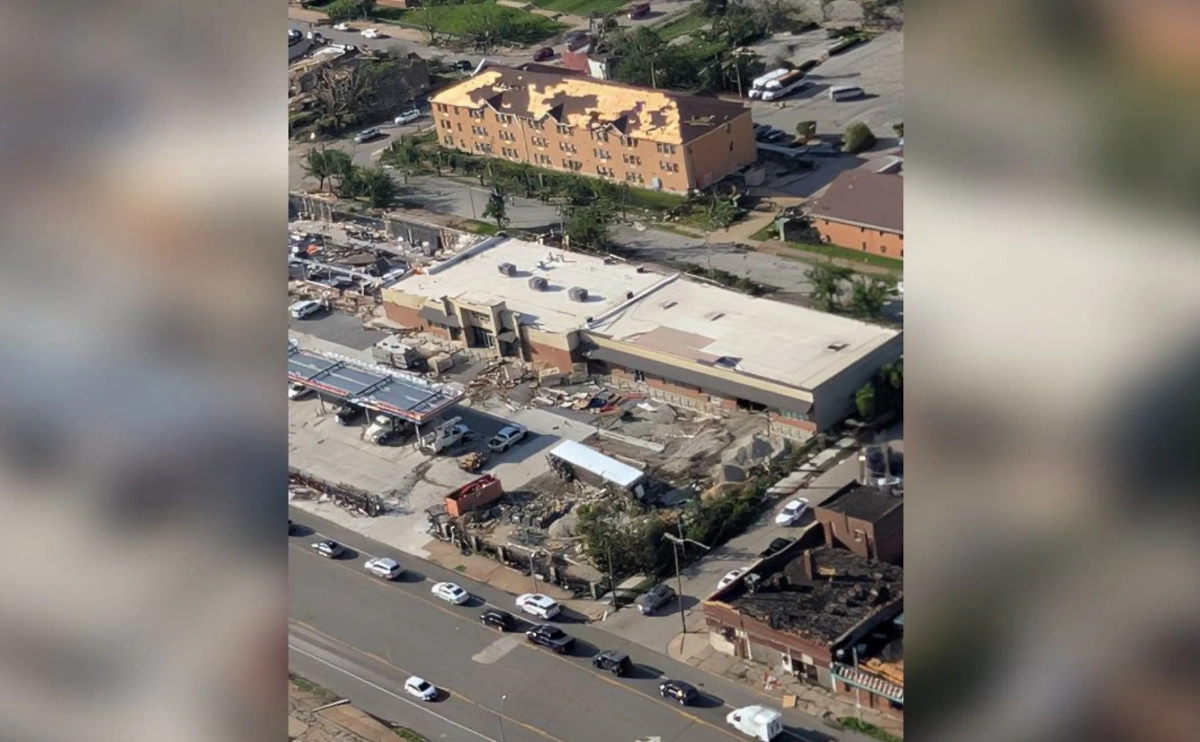 Шторм в США. Обложка © Х / SLMPD