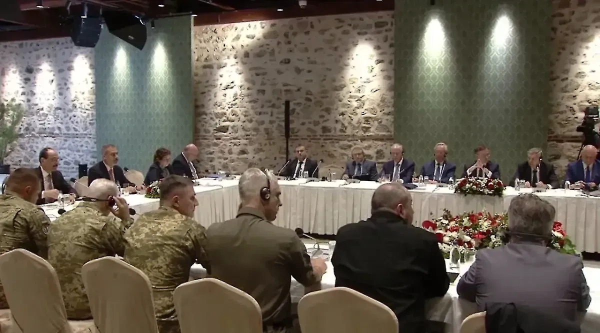 Переговоры в Стамбуле. Обложка © МИД России