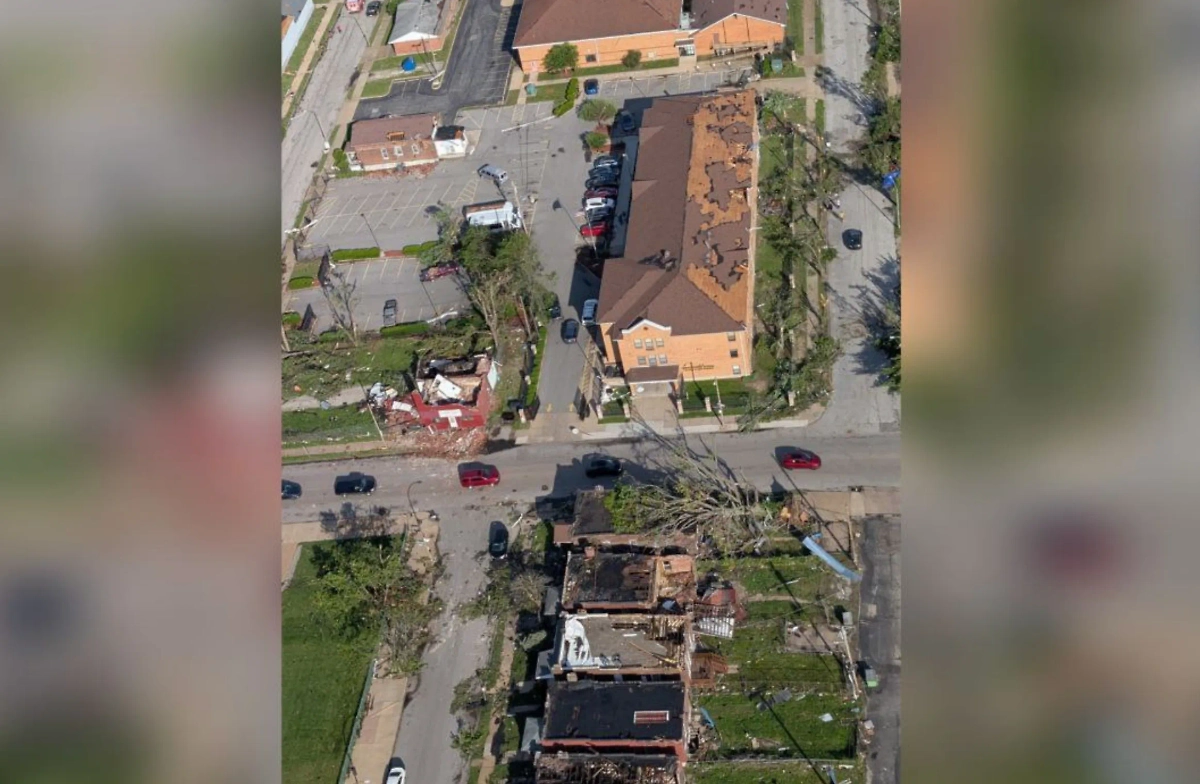 Шторм в США. Обложка © Х / SLMPD