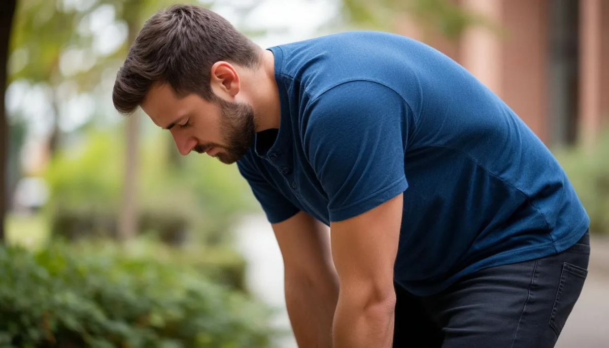 У мужчины болит спина. Обложка © «Шедеврум» / Life.ru