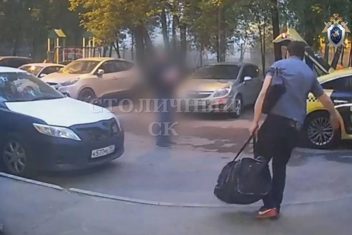 Подозреваемый расчленил знакомого и вынес по частям в сумках. Обложка © Telegram / Столичный СК