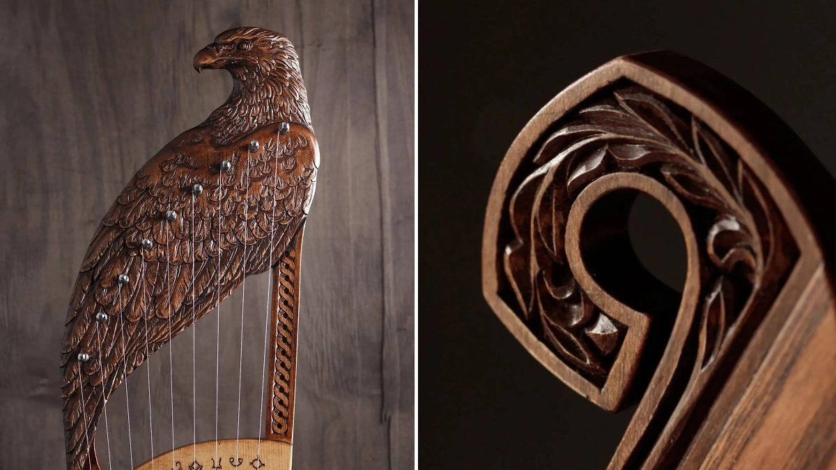 Артём Колесников занимается темой гуслей около 10 лет, если не больше. Фото © VK / Гусли Колесникова А.А., Гусли Колесникова А.А.