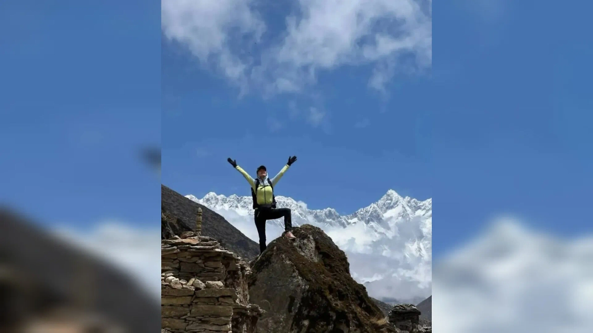 Российская блогерша Виктория Боня. Обложка © Instagram (соцсеть запрещена в РФ; принадлежит корпорации Meta, которая признана в РФ экстремистской) / everest_today