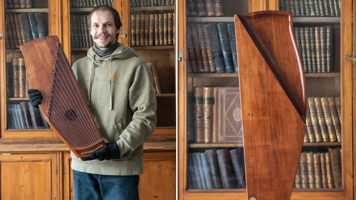 Артём Колесников — музыкант, брейкер, скоморох, парень головастый. Фото © VK / Гусли Колесникова А.А., Гусли Колесникова А.А.