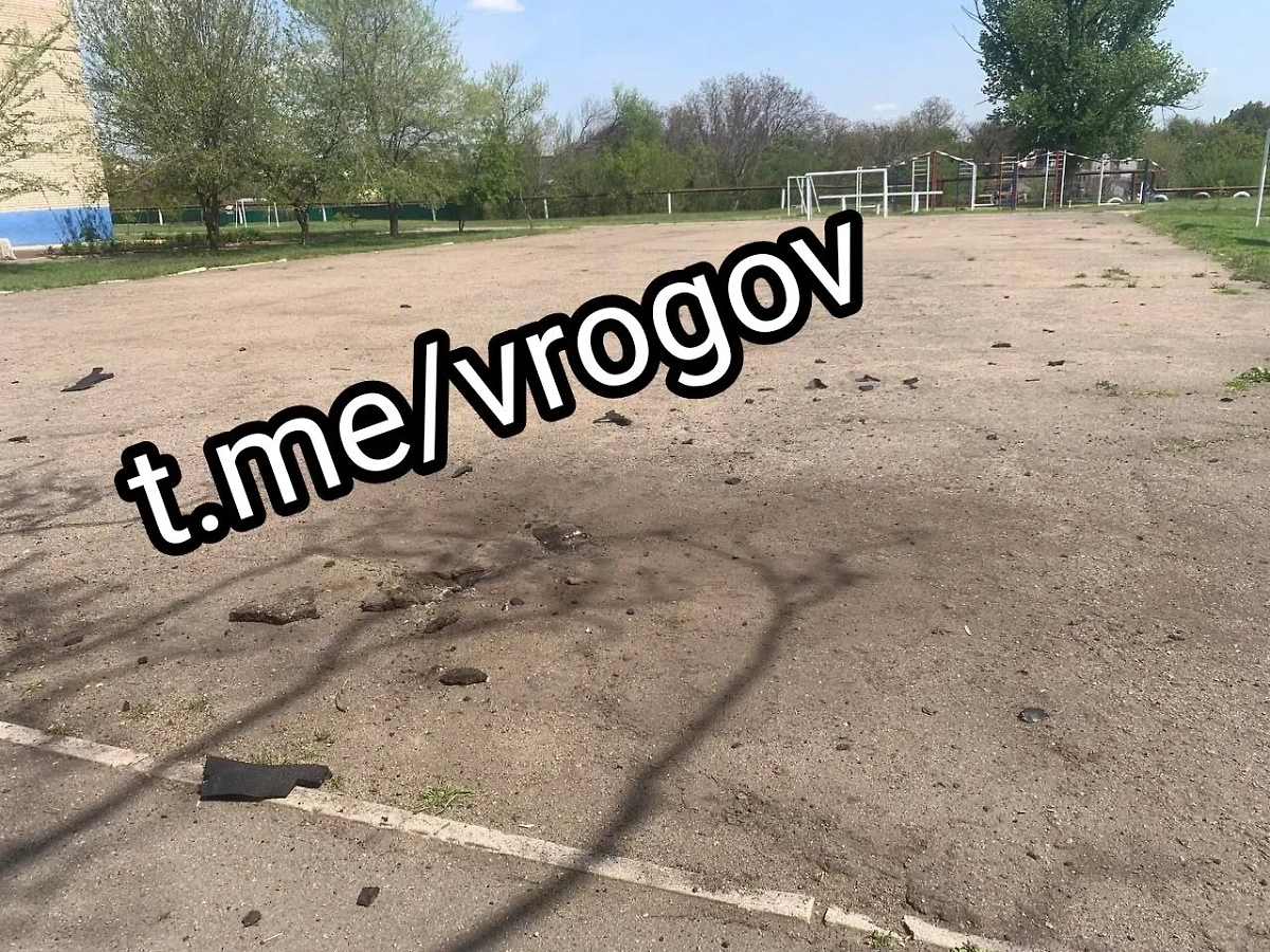 Последствия атаки ВСУ в Токмаке. Фото © Telegram / Владимир Рогов