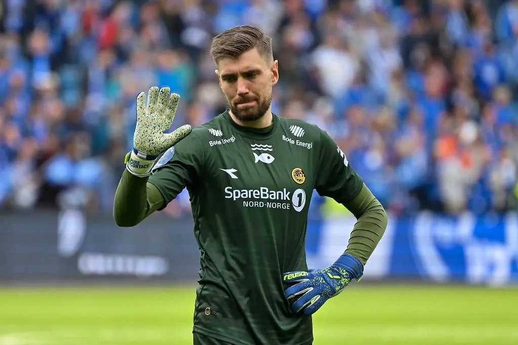 Никита Хайкин. Обложка © X / FK Bodø/Glimt | Seriemester 2024