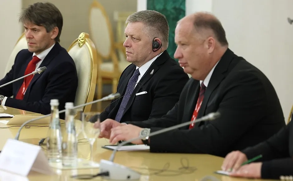 Роберт Фицо в Кремле. Обложка © kremlin.ru