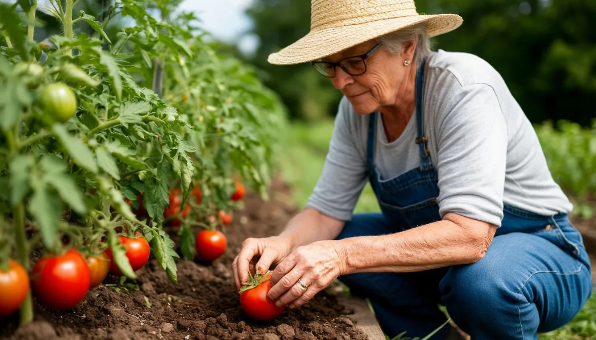 Помидоры на даче. Обложка © Шедеврум / Life.ru