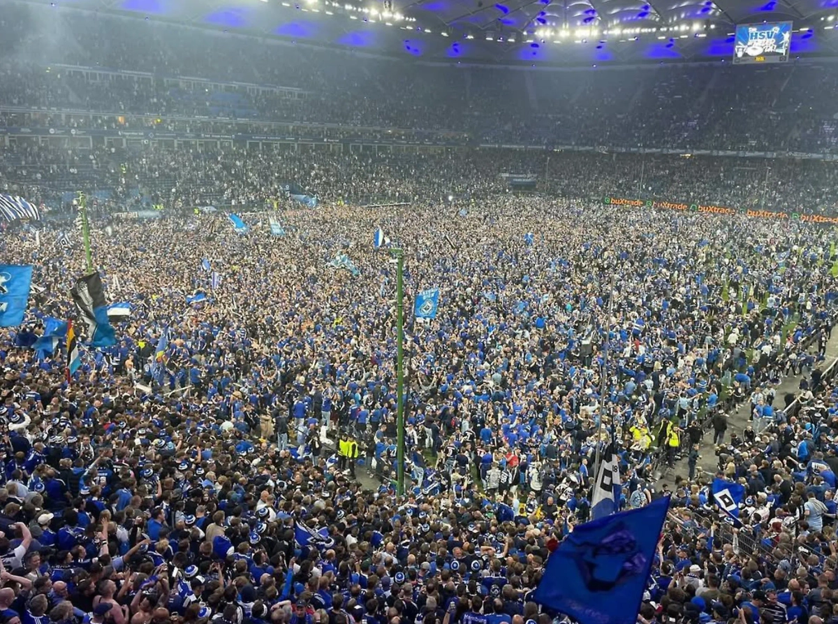 Фанаты выбежали на поле в ФРГ, травмировано 44 человека. Обложка © Х / ultras_clips