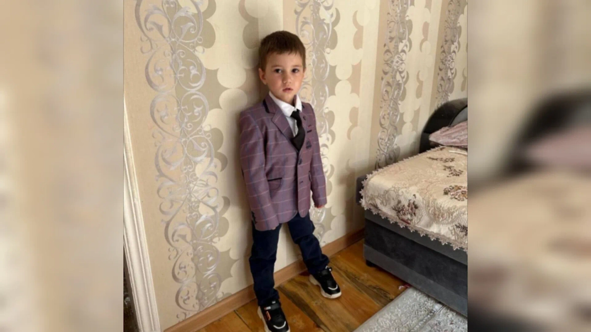 Пропавший мальчик. Фото © Telegram / РГВК «Дагестан»