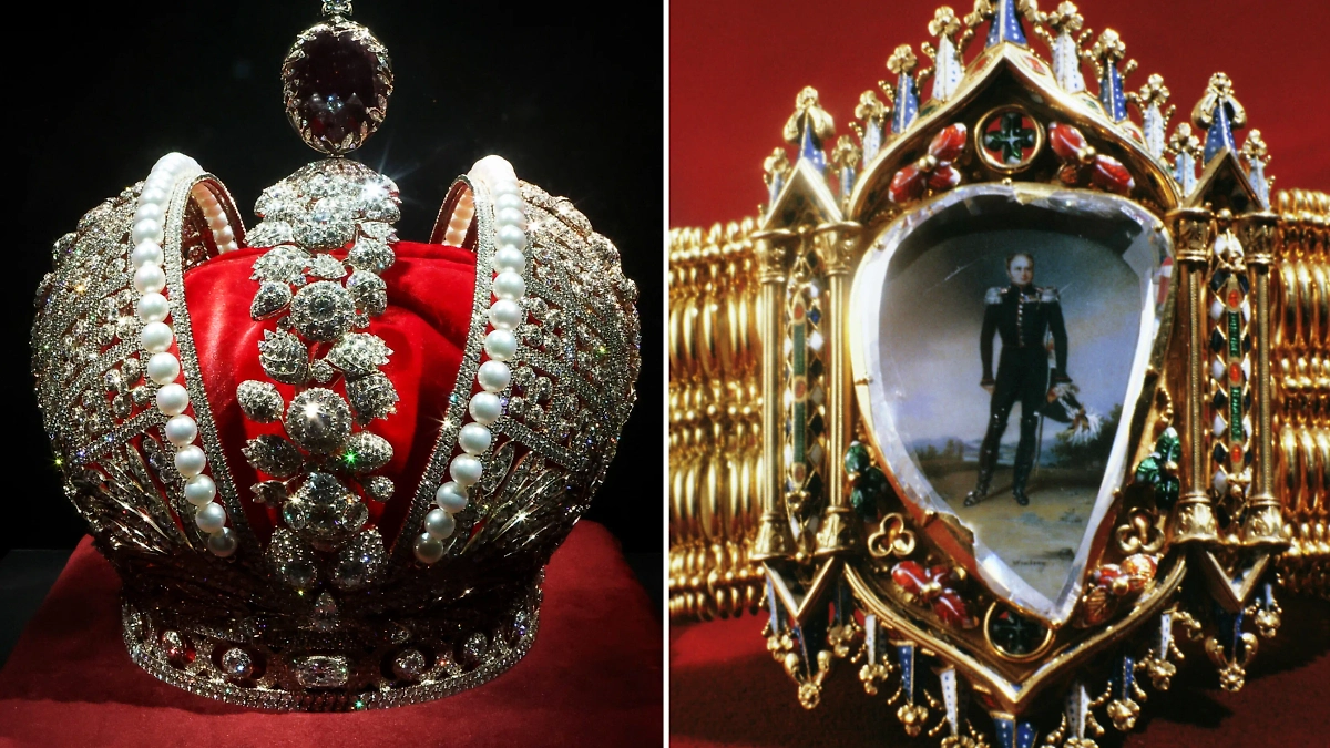 В Алмазном фонде России хранится множество удивительно красивых камней, украшений и самородков. Обложка © ТАСС / Сергей Карпухин, © РИА «Новости» / Юрий Сомов