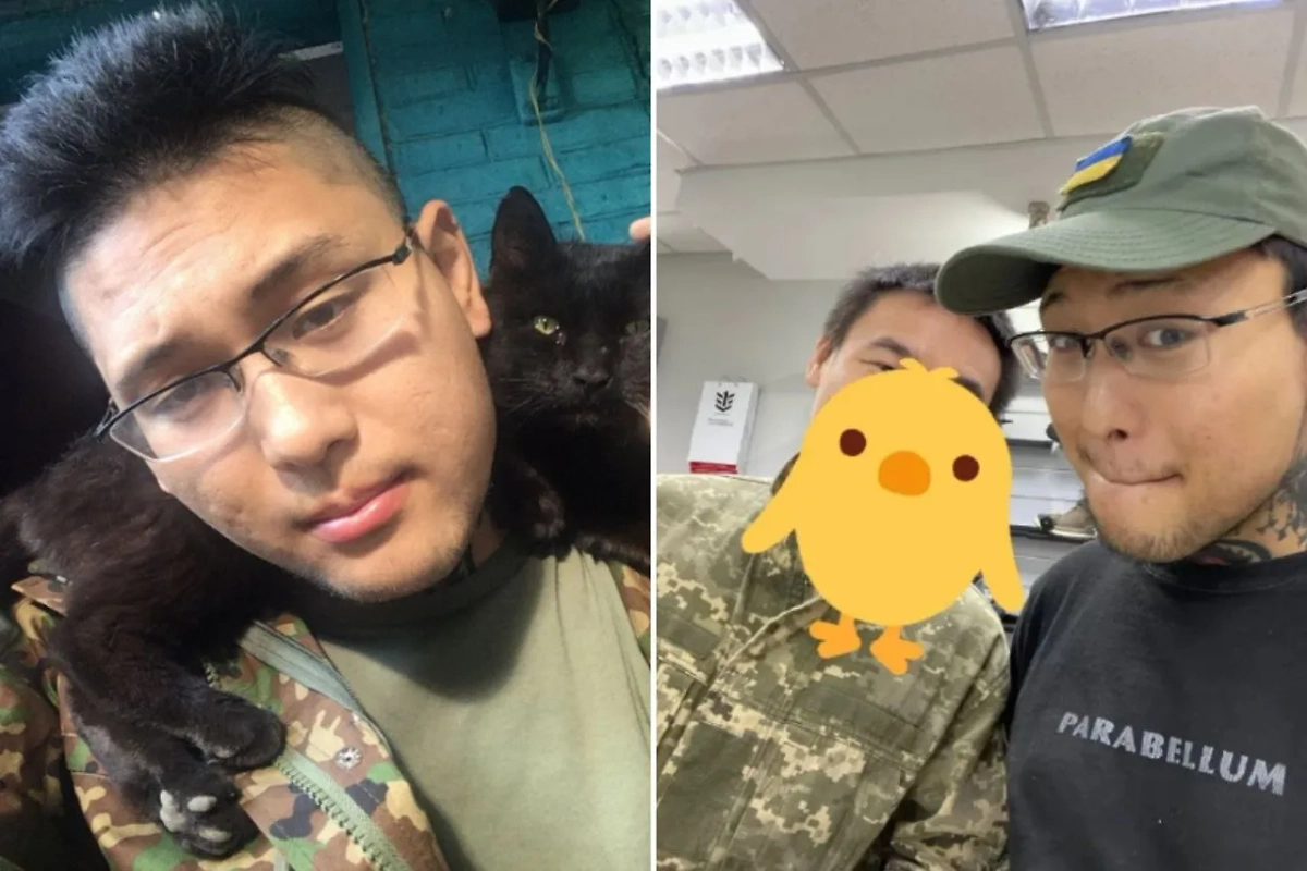 Рэн Такеда служит в ВСУ. Фото © livedoor