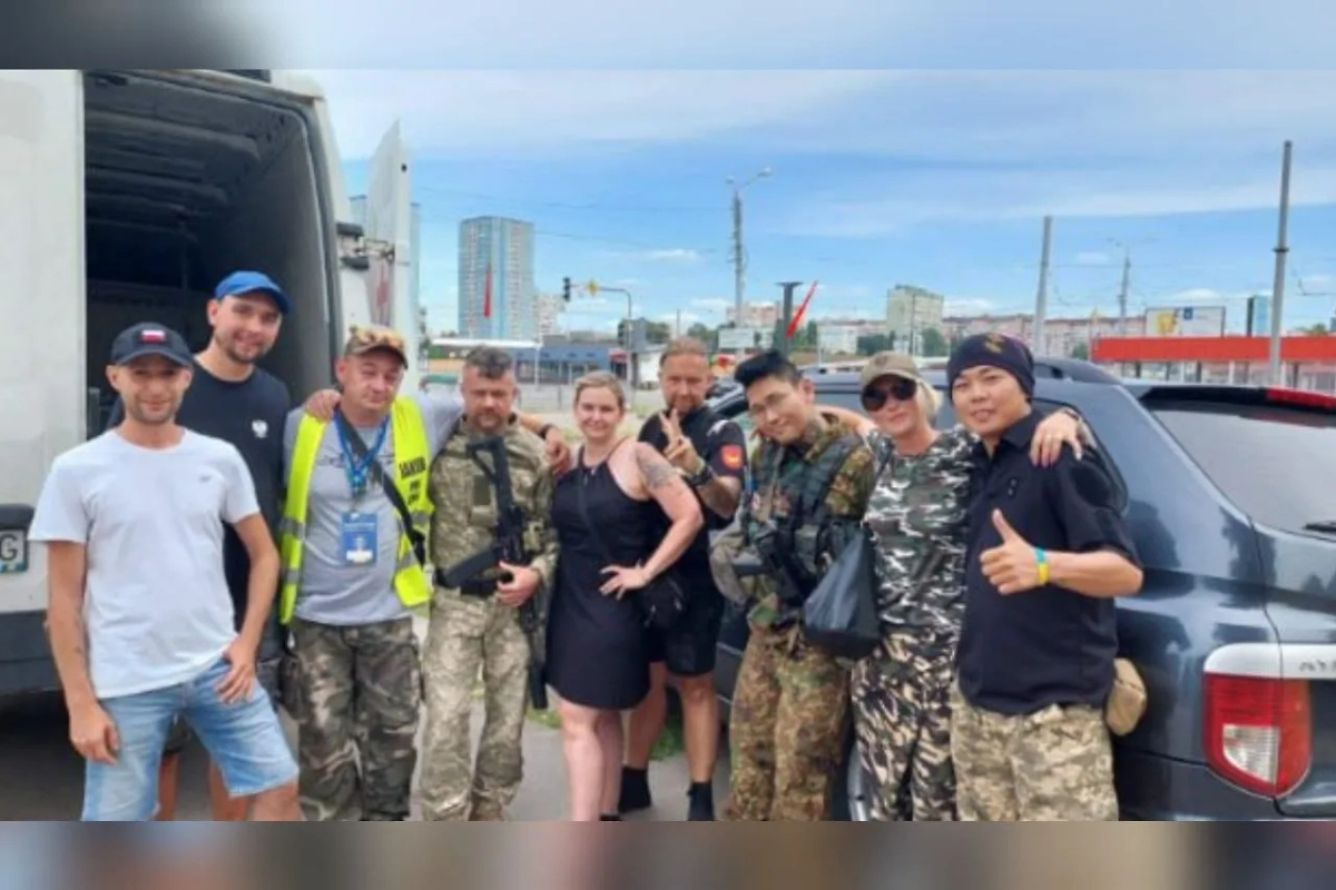 Рэн Такеда дружил с польским наёмником (ликвидированным в первый год СВО) Янушем «Казаком» Шереметом. Фото © wykop