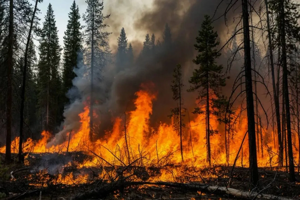 Природный пожар. Обложка © Шедеврум / Life.ru