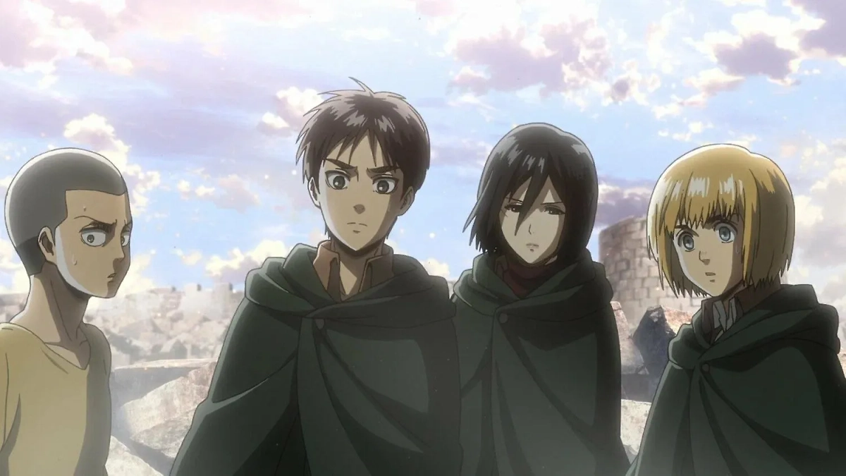 «Атака титанов» затрагивает серьёзные моральные вопросы. Фото © Кадр из мультфильма «Атака титанов» / Kinopoisk