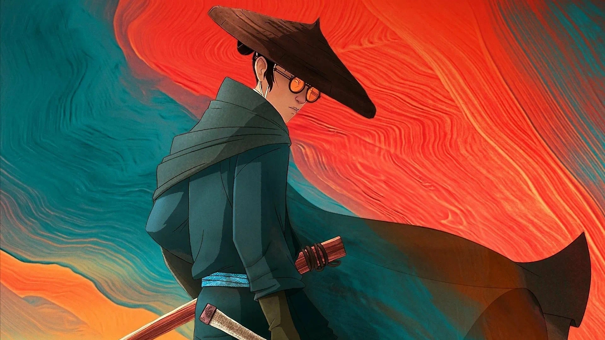 «Голубоглазый самурай» — история вендетты с отсылкой к японскому кино. Фото © Кадр из мультфильма «Голубоглазый самурай», режиссёры Джейн Ву, Эрл А. Хибберт, Майкл Грин и др., сценаристы Майкл Грин, Эмбер Ноидзуми, Яна Билле / Kinopoisk