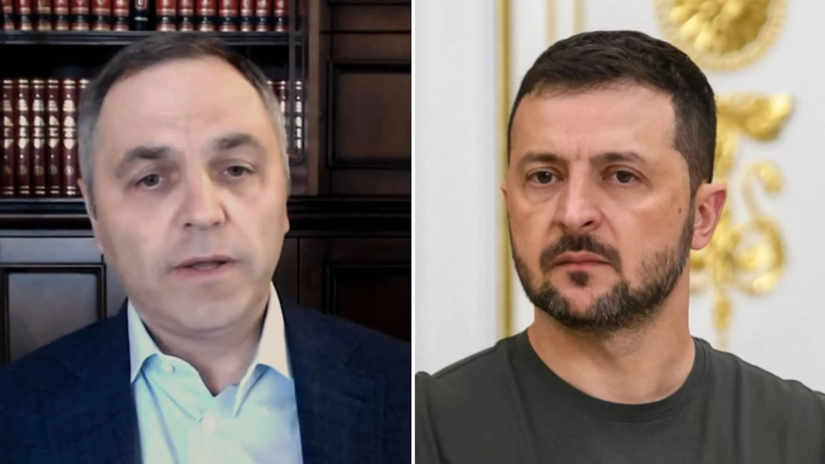 Андрей Портнов и Владимир Зеленский. Обложка © YouTube / Страна.ua, © Shutterstock / FOTODOM / paparazzza