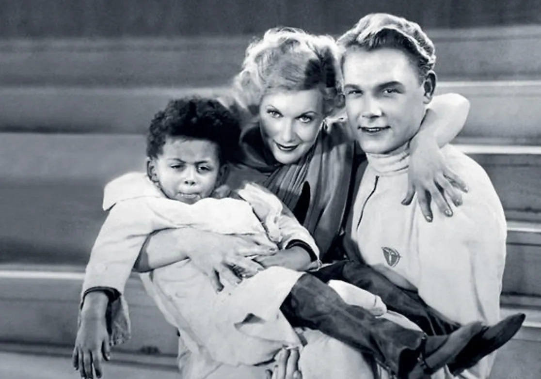 Джеймс Паттерсон, Любовь Орлова и Сергей Столяров. Кадр из фильма «Цирк» (1936) © kino-teatr.ru