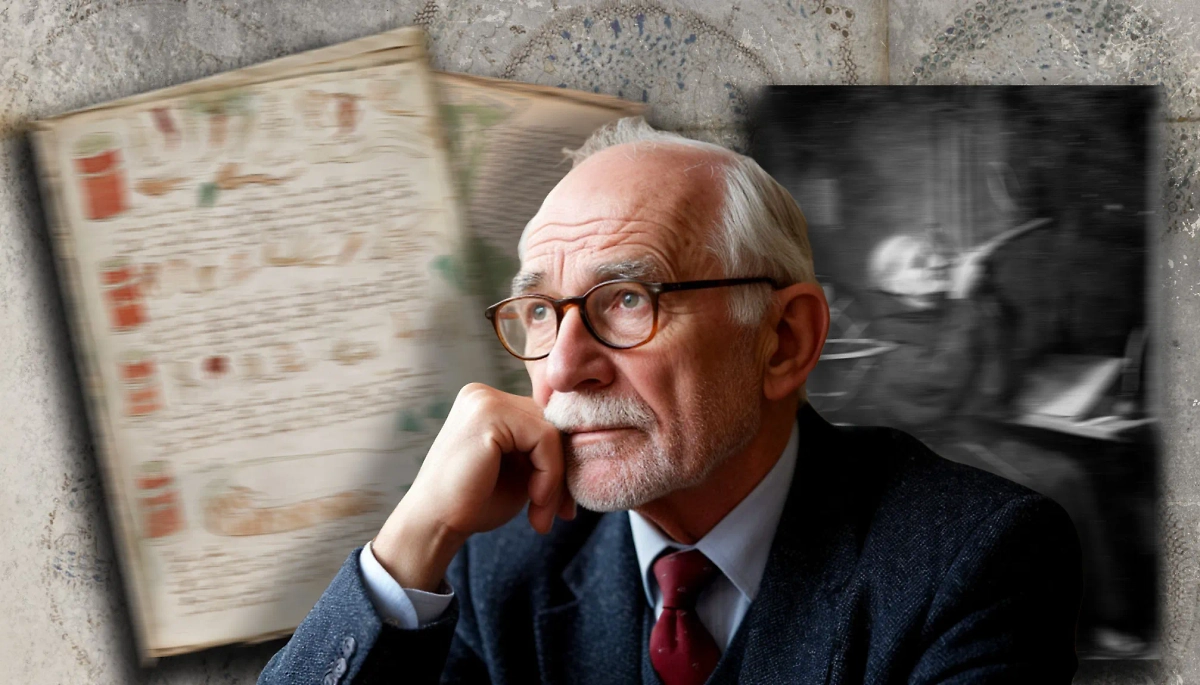 Рукопись Войнича написал не Войнич. Войнич просто её нашёл. Коллаж © Life.ru Фото © Wikipedia, © «Шедеврум»