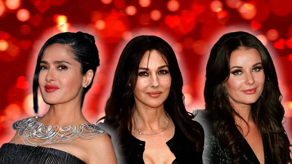 Яркие брюнетки — Сальма Хайек, Моника Беллуччи, Оксана Фёдорова. Обложка © Коллаж © Life.ru, фото © ТАСС / АР / Evan Agostini, © ТАСС / DPA /Hubert Boesl, © ТАСС / Сергей Виноградов, © Freepik / rawpixel.com