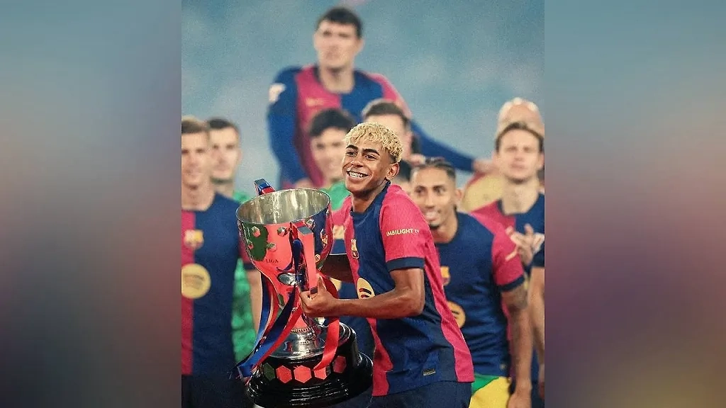 Ламин Ямаль. Обложка © Instagram (признан экстремистской организацией и запрещён на территории Российской Федерации) / lamineyamal