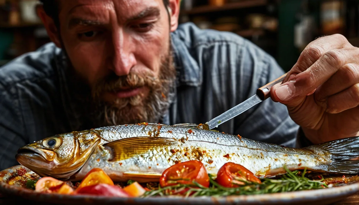 Мужчины чаще всего едят лосось, тунец и скумбрию. Обложка © «Шедеврум» / Life.ru