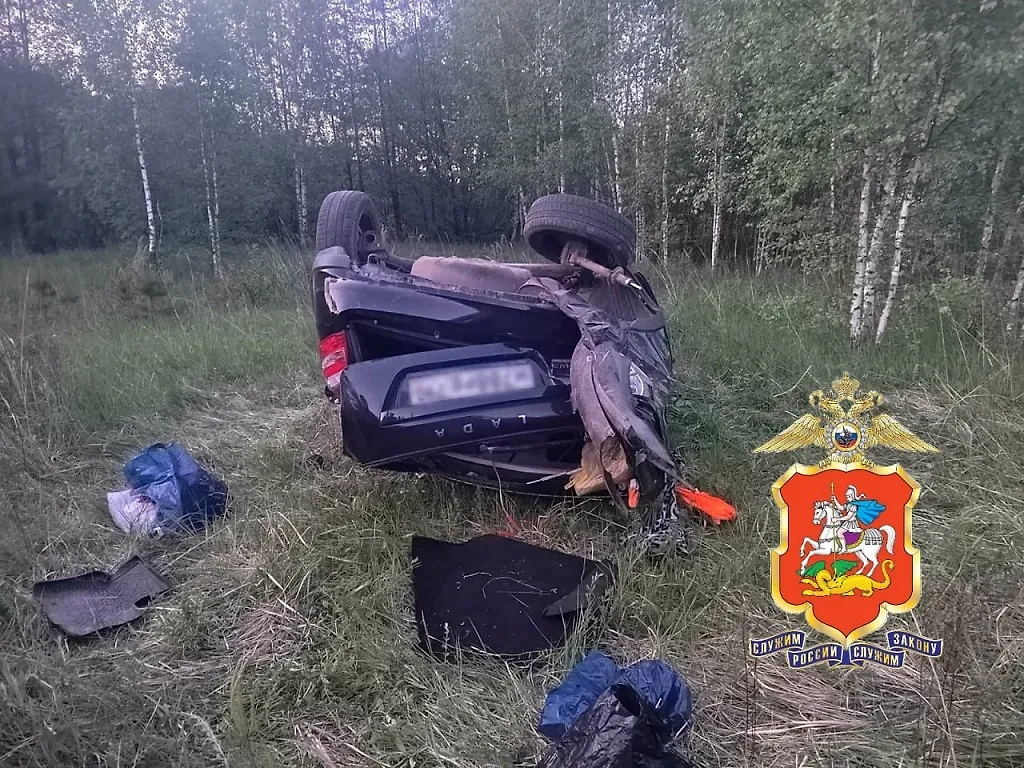 Последствия ДТП в Подмосковье. Обложка © Telegram / Подмосковная полиция