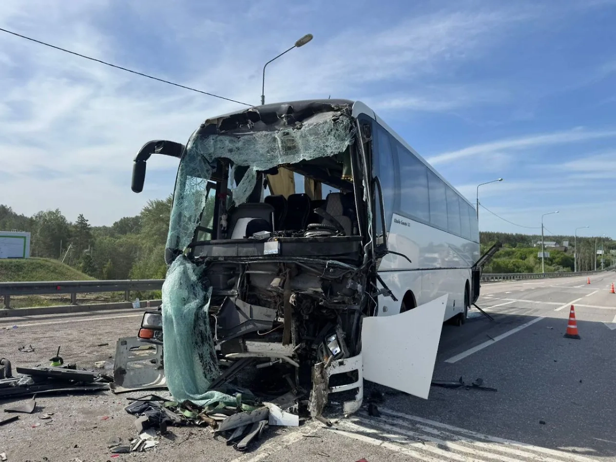 Последствия ДТП. Фото © Пресс-служба воронежской полиции