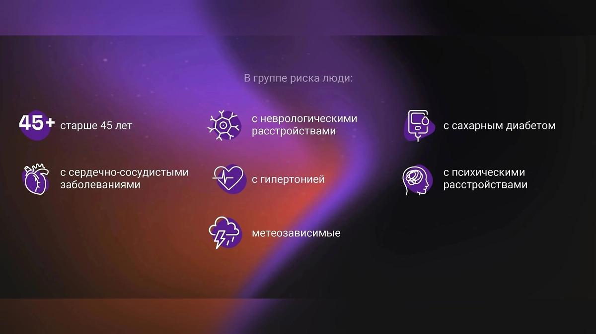 Кто в жару и магнитные бури будет чувствовать себя особенно плохо? Инфографика © Life.ru