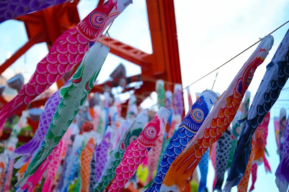 Японские праздничные карпы. Фото © Shutterstock / FOTODOM / KOJI.M