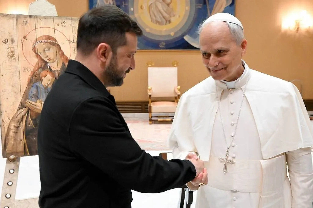 Владимир Зеленский и папа римский. Фото © ТАСС / AP