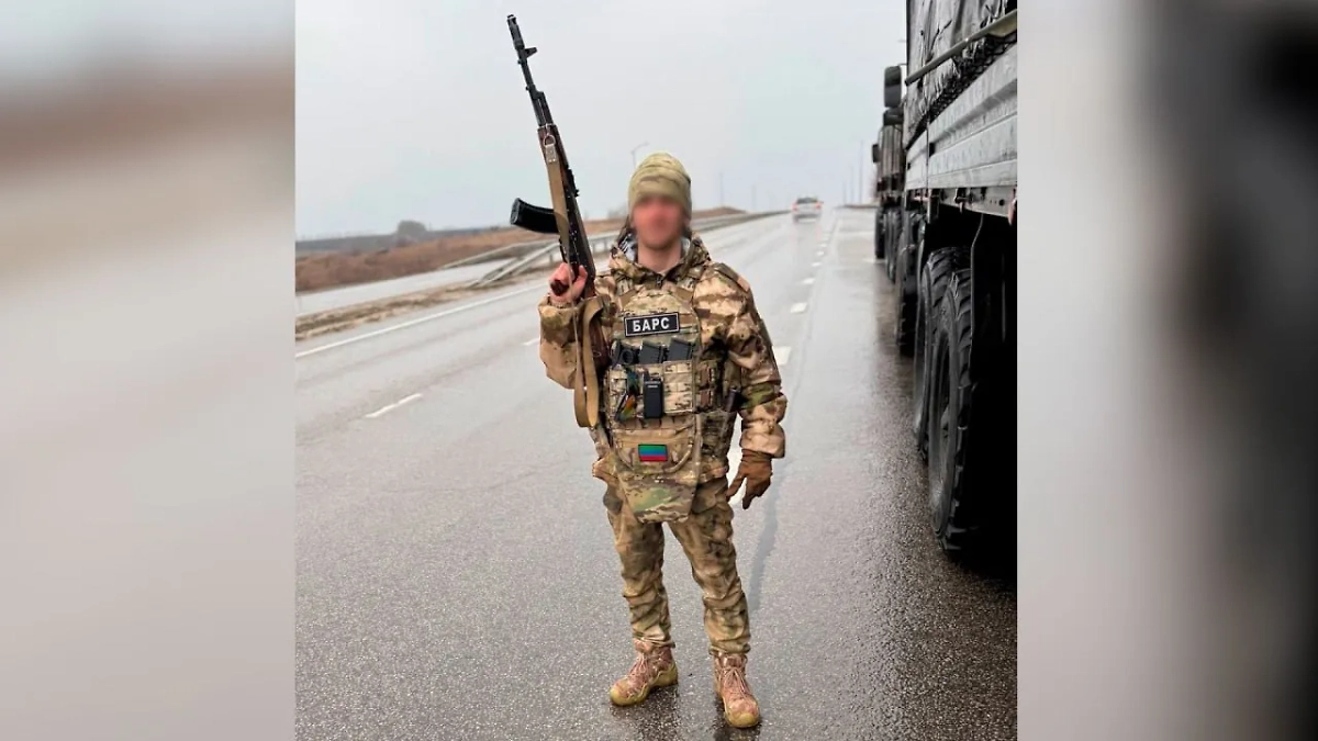 18-летний житель Дагестана, ушедший на СВО. Обложка © Telegram / Военкор Eliseeva LIVE «АХМАТ»