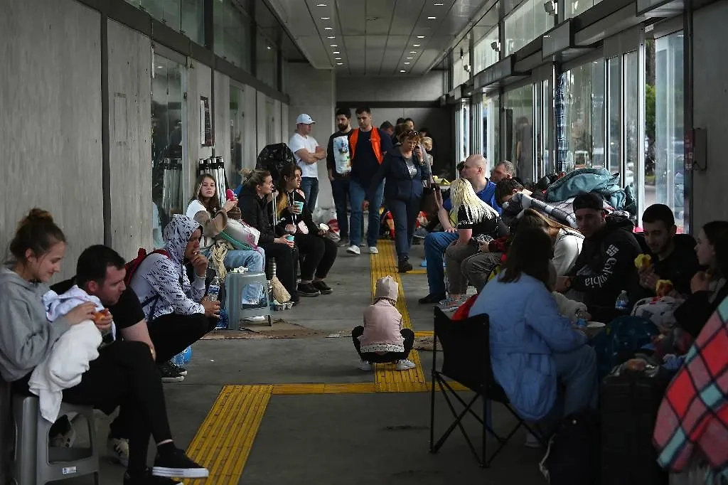 Украинские беженцы в Калифорнии. Обложка © ТАСС / Zuma 