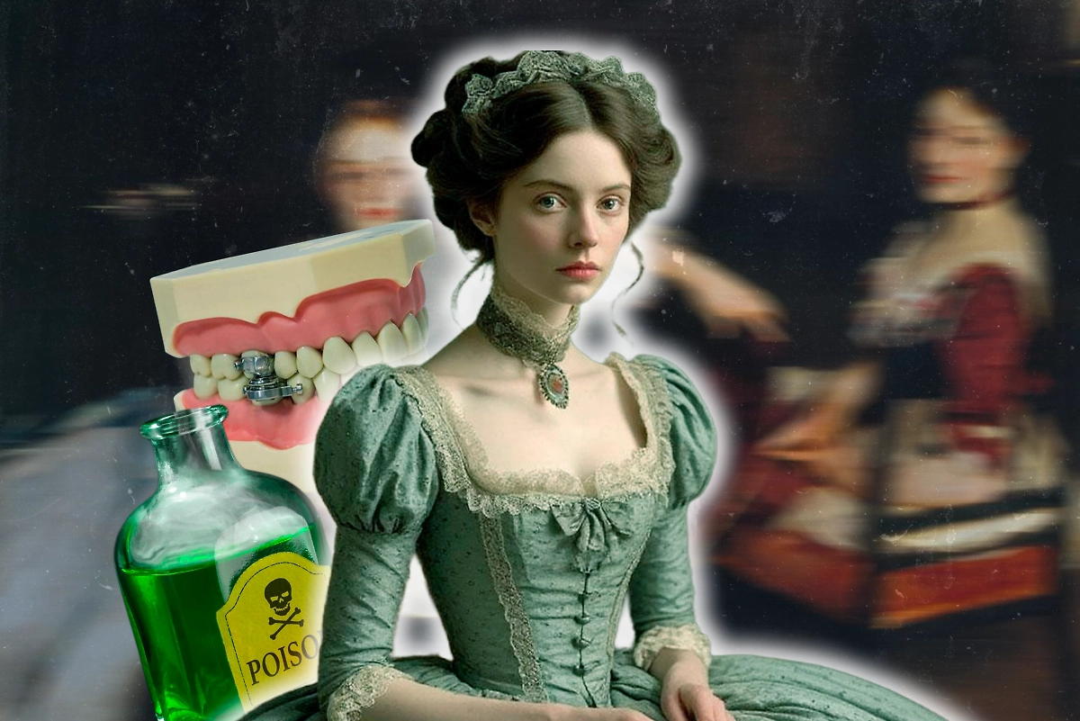 Красавицы прошлого шли на отчаянные шаги ради стройности. Обложка © Коллаж © Life.ru, фото © Shutterstock / FOTODOM / Andrey_Popov, ADragan, © «Шедеврум», © Youtube / ЭКОлогия и ЭКОномия как стиль ЖИЗНИ!, © Youtube / jasonmarke 