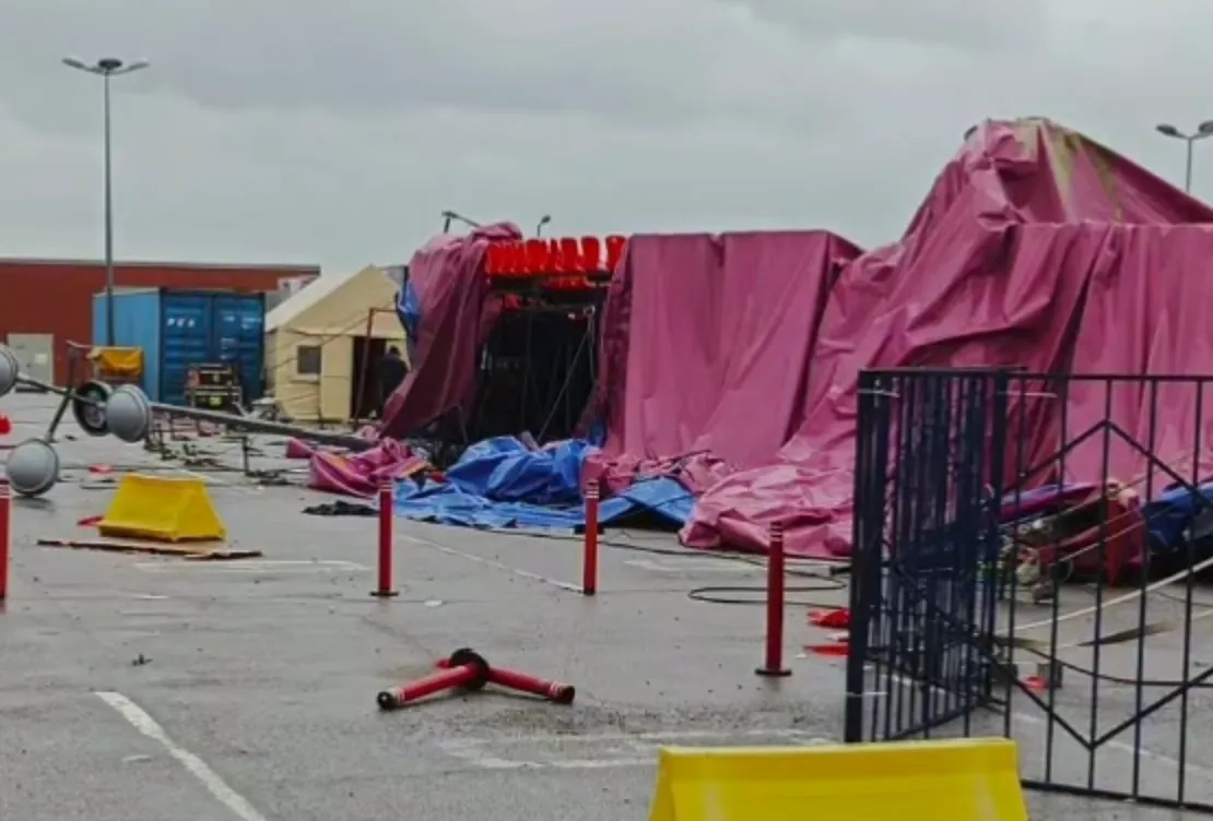 Цирк-шапито в Волгограде после урагана. Обложка © VK / Новости Волгограда и области