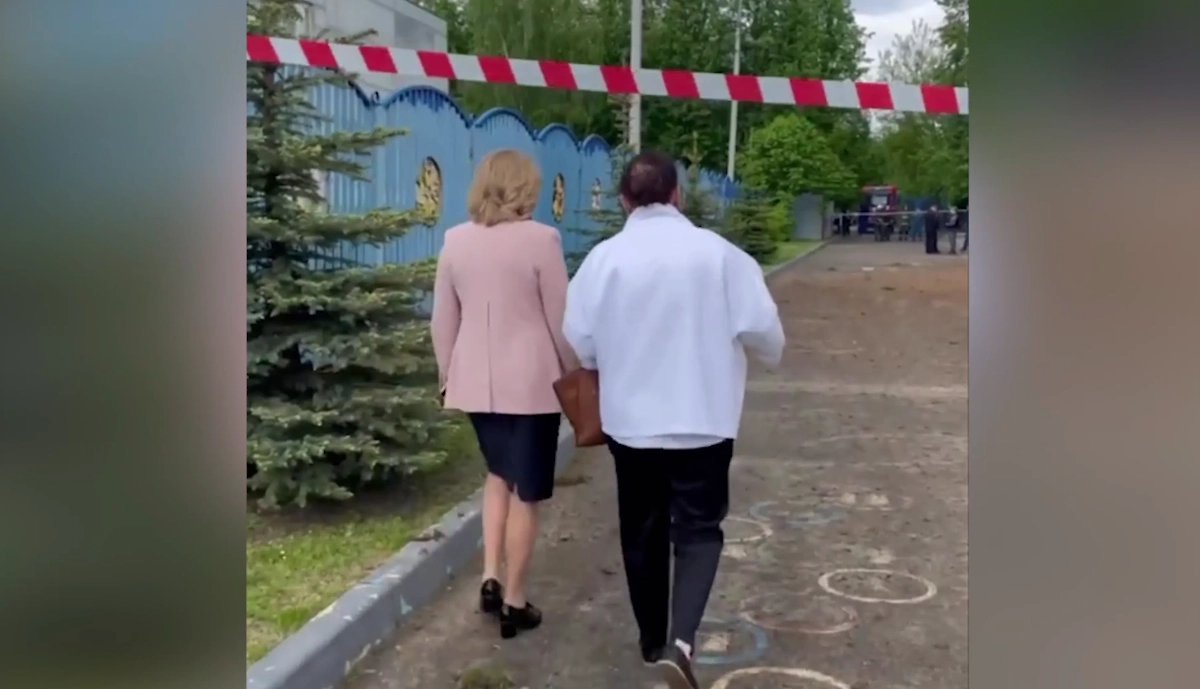 Фото © Telegram/Евгения Хрусталева | Глава Домодедово