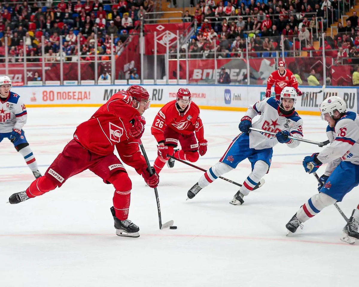 «Спартак» не смог вовремя вылететь на финал МХЛ со «СКА-1946». Обложка © Telegram / МХК «Спартак» Москва
