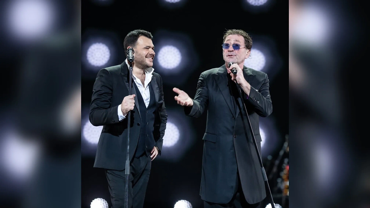 Эмин Агаларов и Григорий Лепс. Обложка © (признан экстремистской организацией и запрещён на территории Российской Федерации) / eminofficial