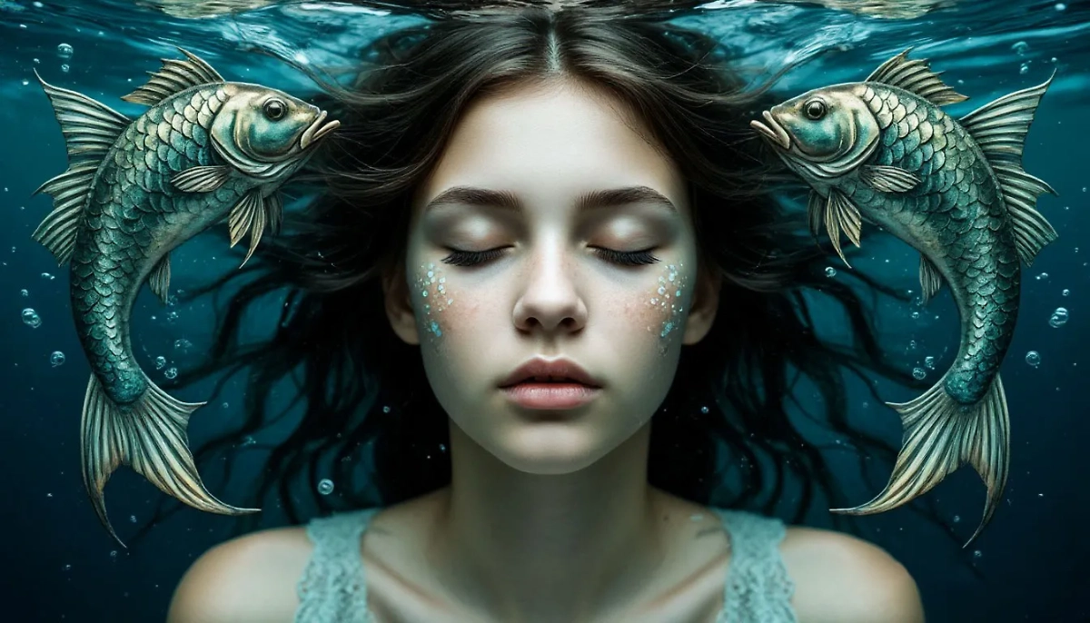 Знак зодиака Рыбы. Все водные знаки видят вещие сны. Это из-за развитой сферы чувств. Фото © «Шедеврум» 