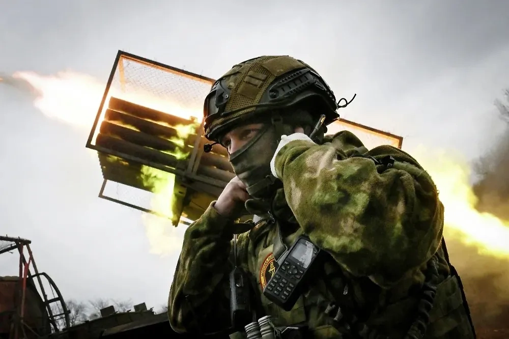 Армия России уничтожили позиции ВСУ в высотках в районе Степногорска на Запорожском направлении. Обложка © РИА «Новости» / Станислав Красильников