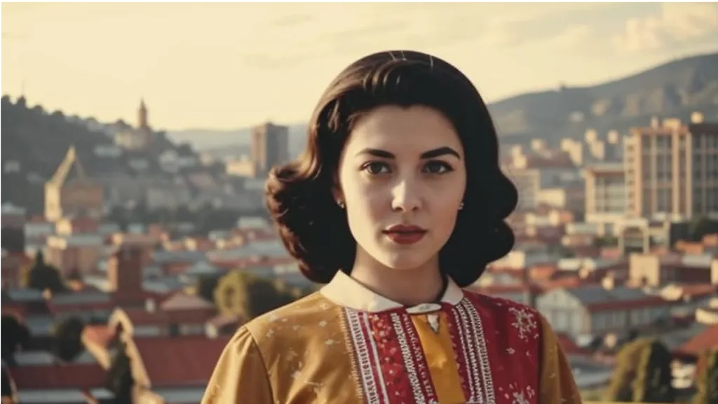 Нарисованный нейросетью Тбилиси отражает древние традиции и историю страны картвелов. Фото © Kandinsky 3.1