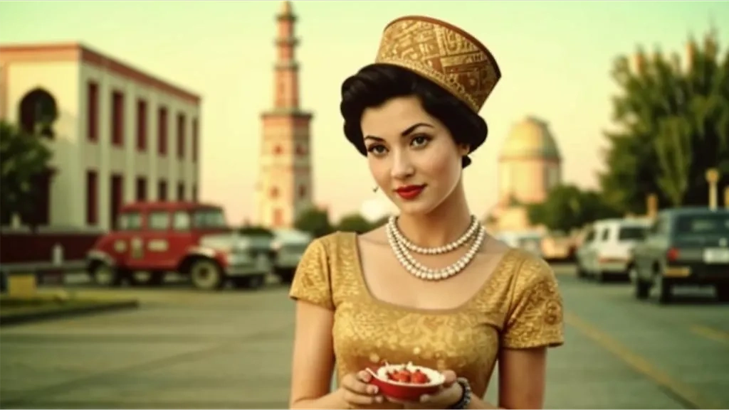 Красавица из Ташкента, нарисованная нейросетью, отражает национальный колорит. Фото © Kandinsky 3.1