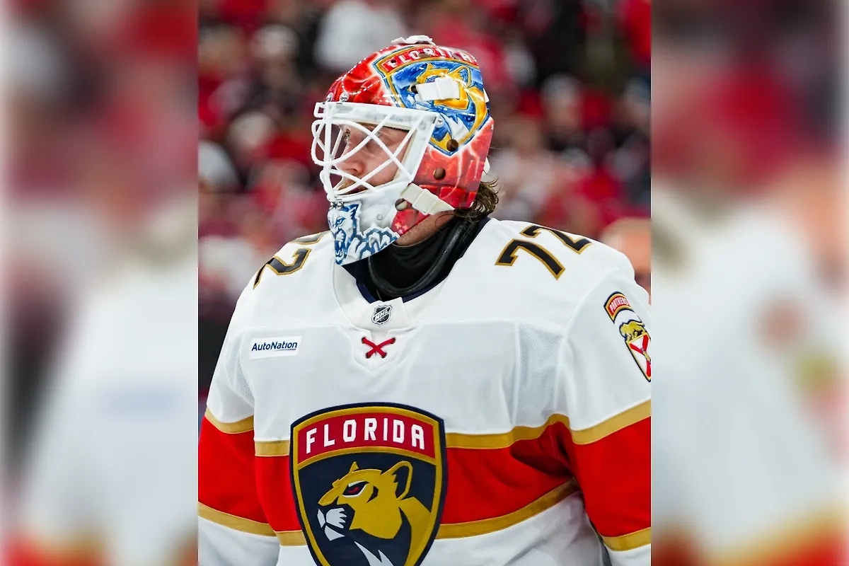 Вратарь «Флориды» Бобровский сделал шестой шатаут в Кубке Стэнли. Обложка © Х / NHL