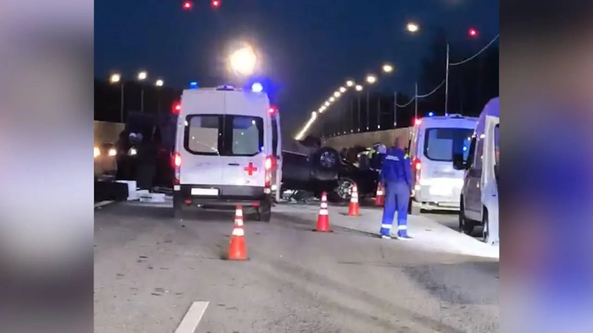Последствия ДТП в Подмосковье. Обложка © Telegram / SHOT