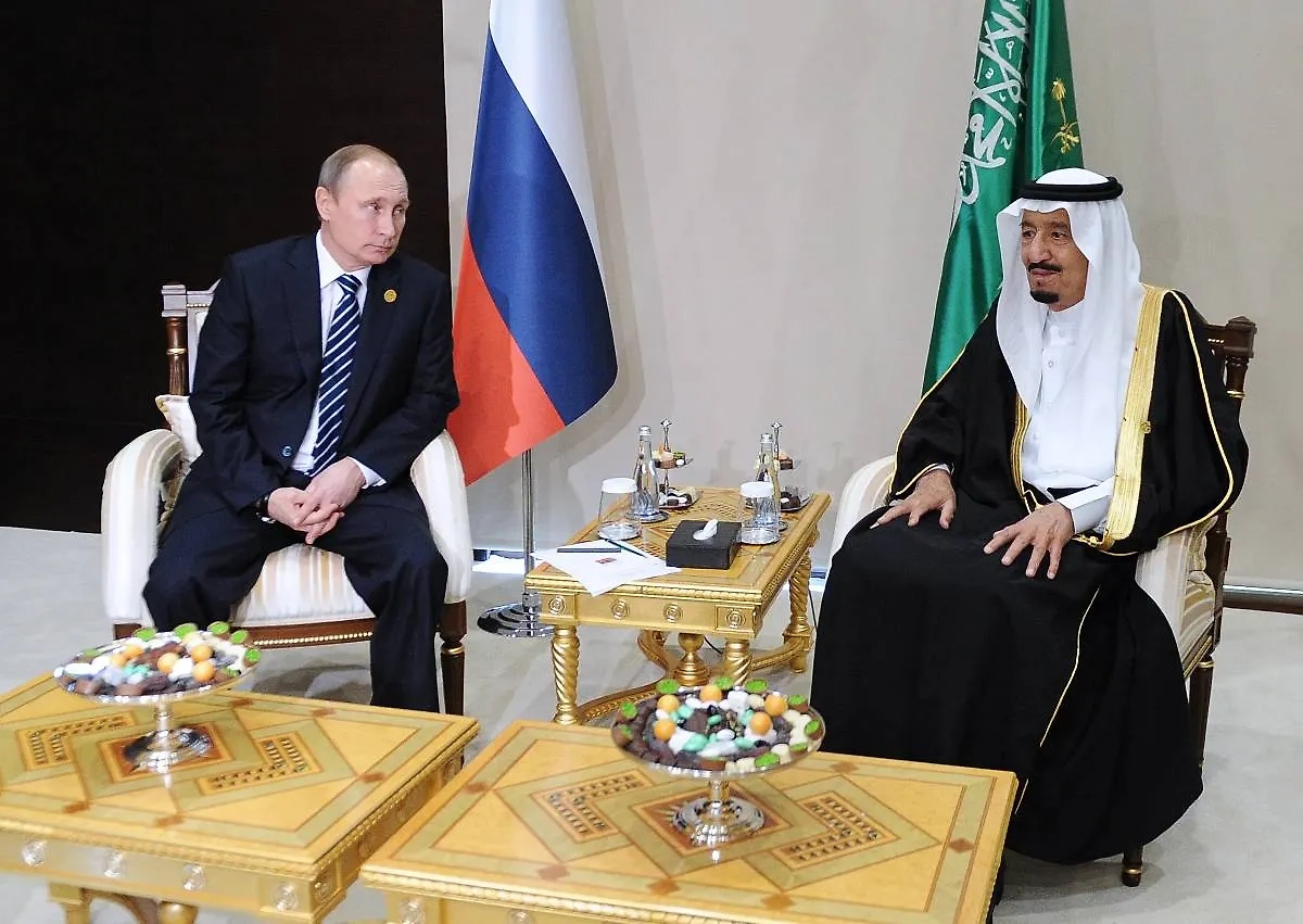 Владимир Путин и Салман бен Абдель Азиз Аль Сауд. Обложка © ТАСС / Михаил Климентьев