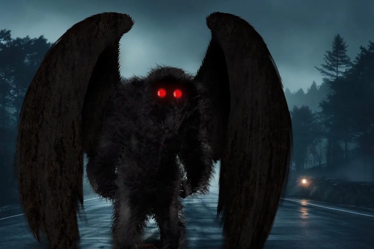 Человек-мотылек — персонаж современного фольклора. Фото © Wikipedia / Tim Bertelink