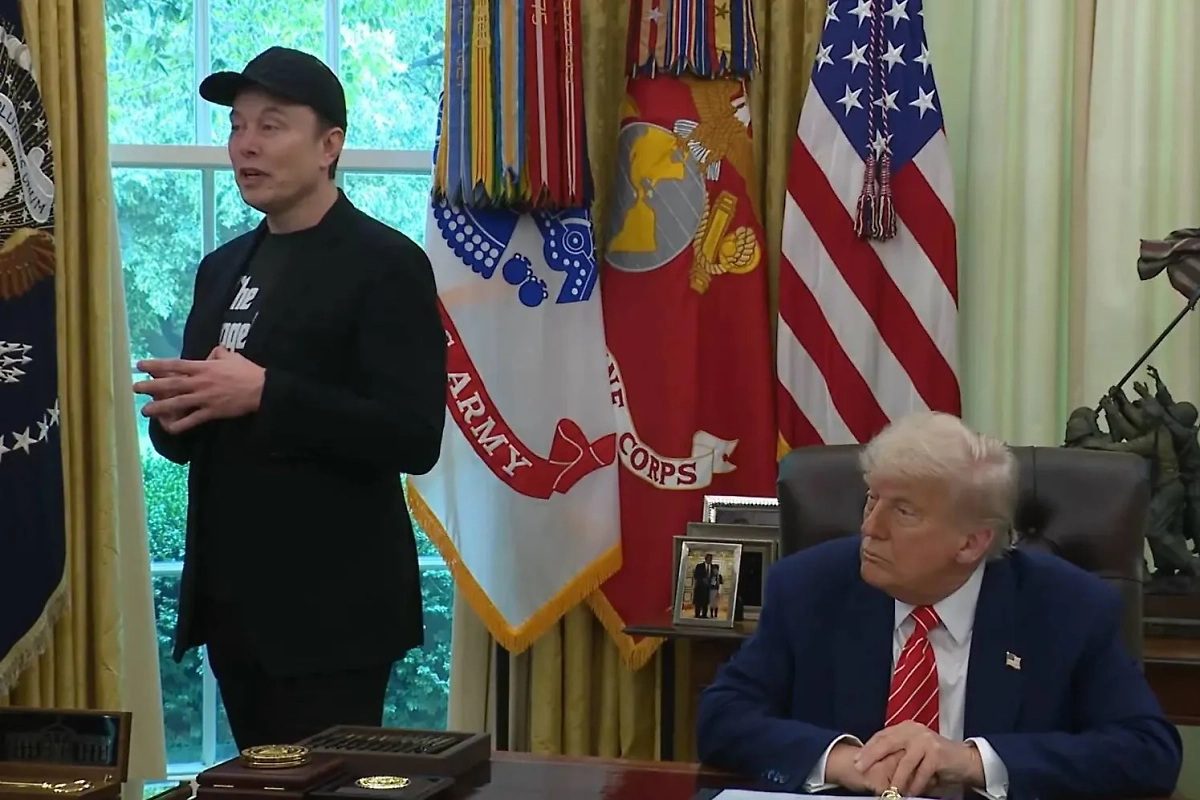 Илон Маск и Дональд Трамп. Обложка © X / The White House