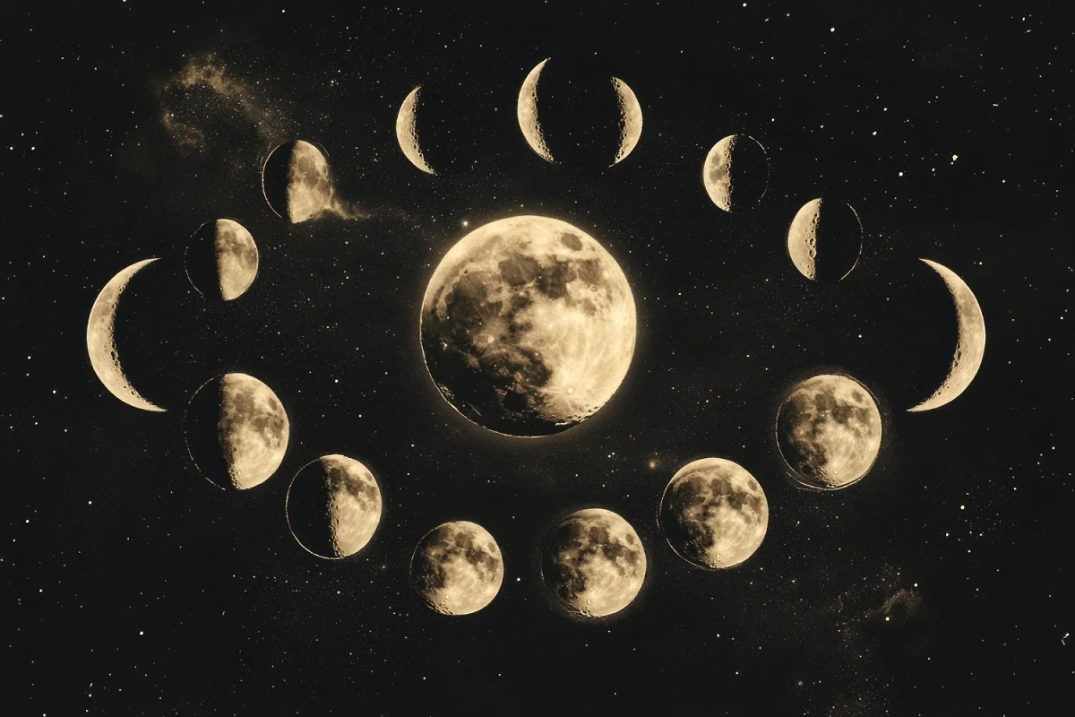 Лунный календарь на октябрь, 2025 год. Каким будет влияние Луны, какие неблагоприятные дни будут в этом месяце? Фото © Freepik